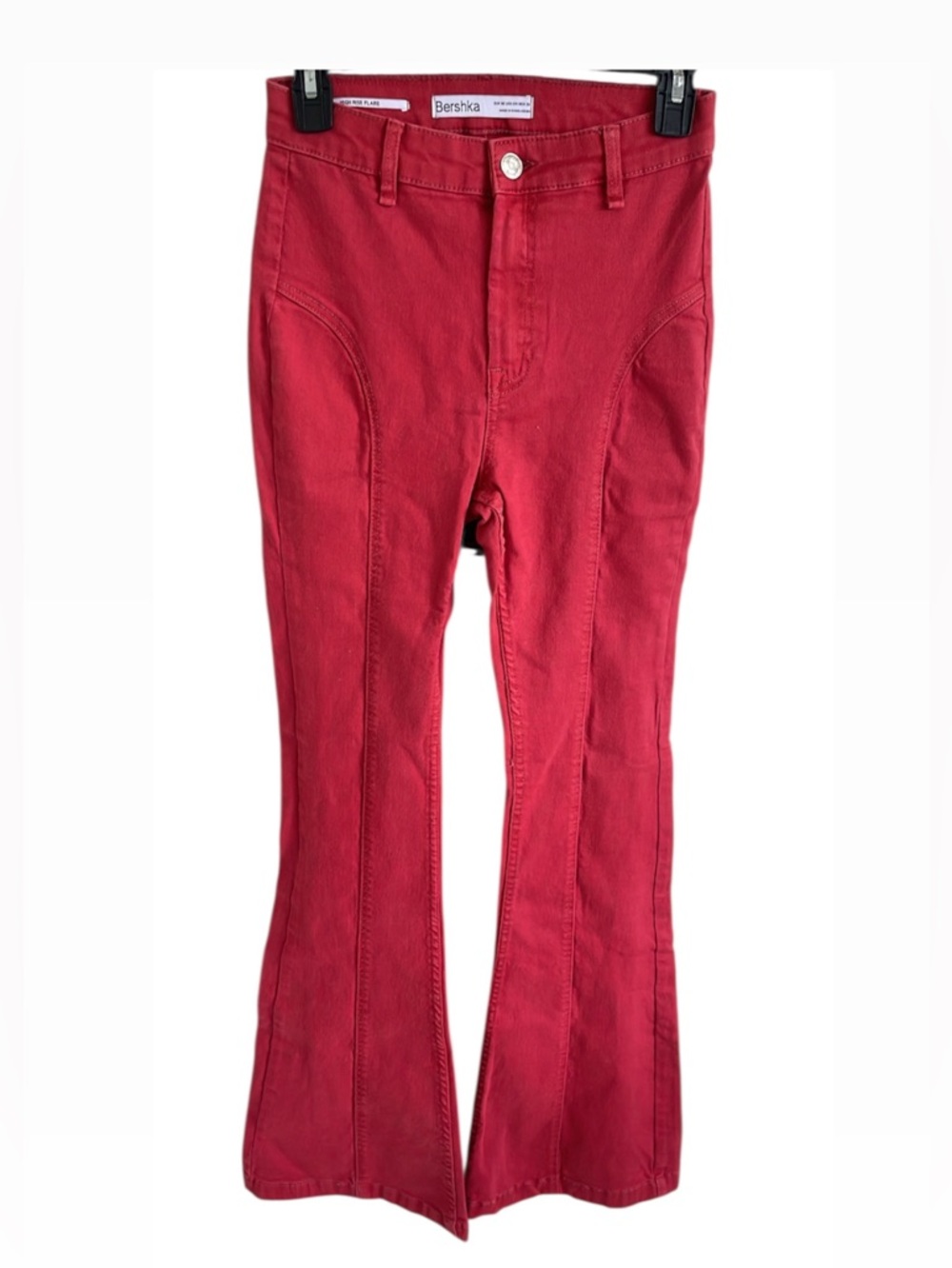 Bershka High Rise Scarlet Flare Jeans for Women | Boho | Festival | Retro Style